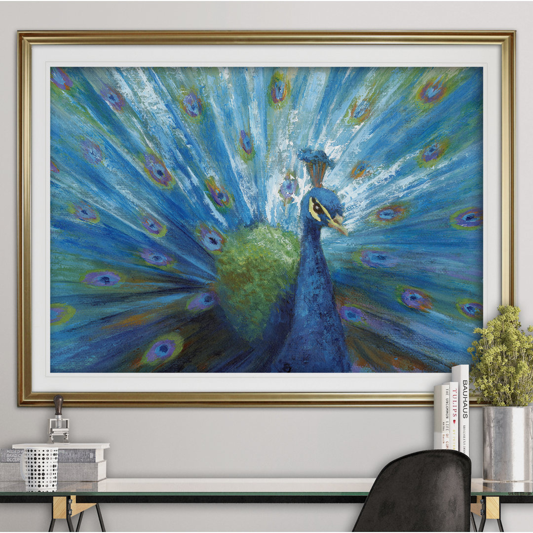 " Majestic " Painting Print World Menagerie Frame 