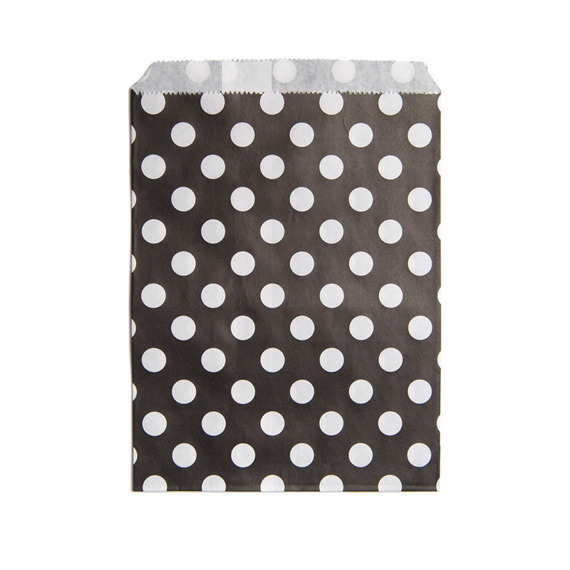 Paper Food Bag, Black