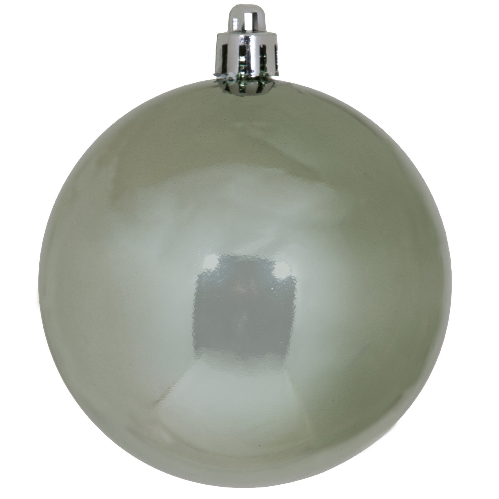 The Holiday Aisle® 4" Shatterproof Bauble, 2.75" H x 2.75" W x 2.75" D, Blue