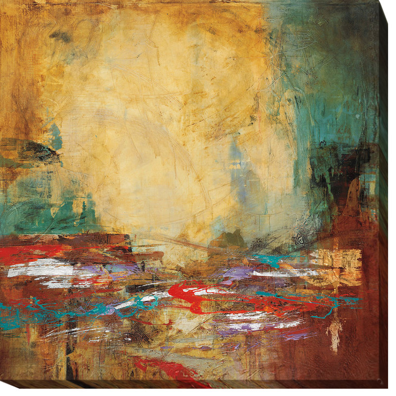 « abulia », reproduction de peinture à l’huile sur toile tendue, H 30 po x l 30 po