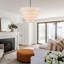 Lustre tambour 6 lumières en lin moderne-1236415135-1236415133-1236415131