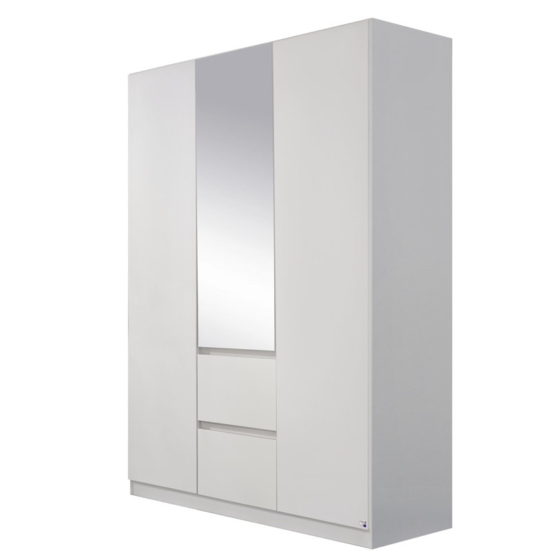 Nidda 3 Door Wardrobe, Alpine White