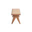 Banc de patio en rotin naturel Velentina