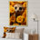 Art floral jaune suricate - Suricate