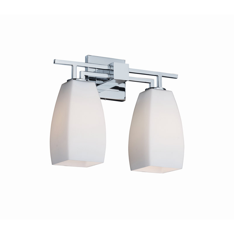 Robleh 2 - Light Bath Bar, Opal, Polished Chrome