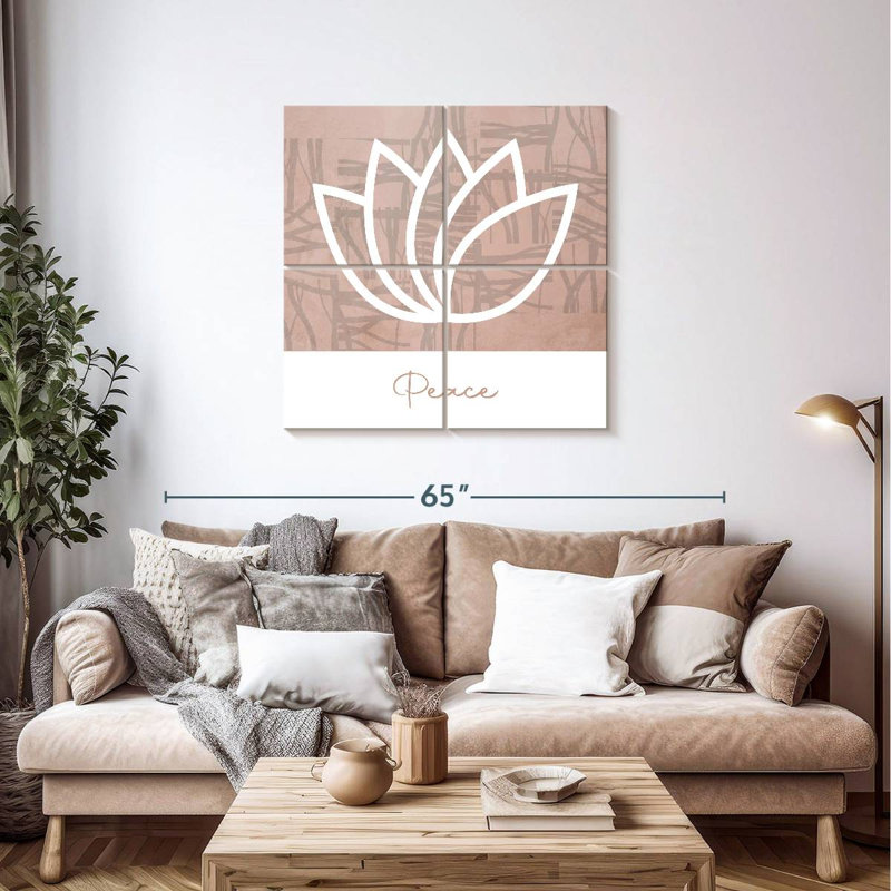 Lotus Tergel Peace, H 38 po x l 38 po