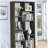Rectangular 10-shelf Bookcase in Weathered Grey