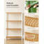 60 cm W Bamboo / Rattan Shelving Unit-682319184