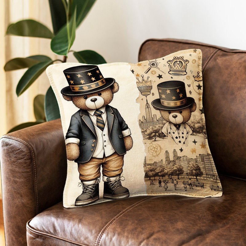 Abstract Throw Pillow