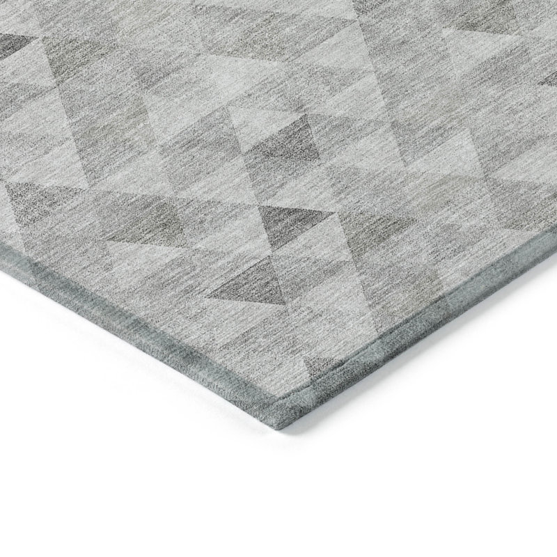 Tapis intérieur lavable à motif géométrique 9 pi x 12 pi beige