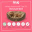 Snug Calming Leopard Print Faux Fur Donut Pet Bed -131225591