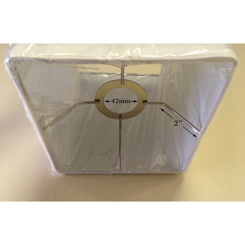 9 in. H x 7 in. W Linen Square Lamp Shade