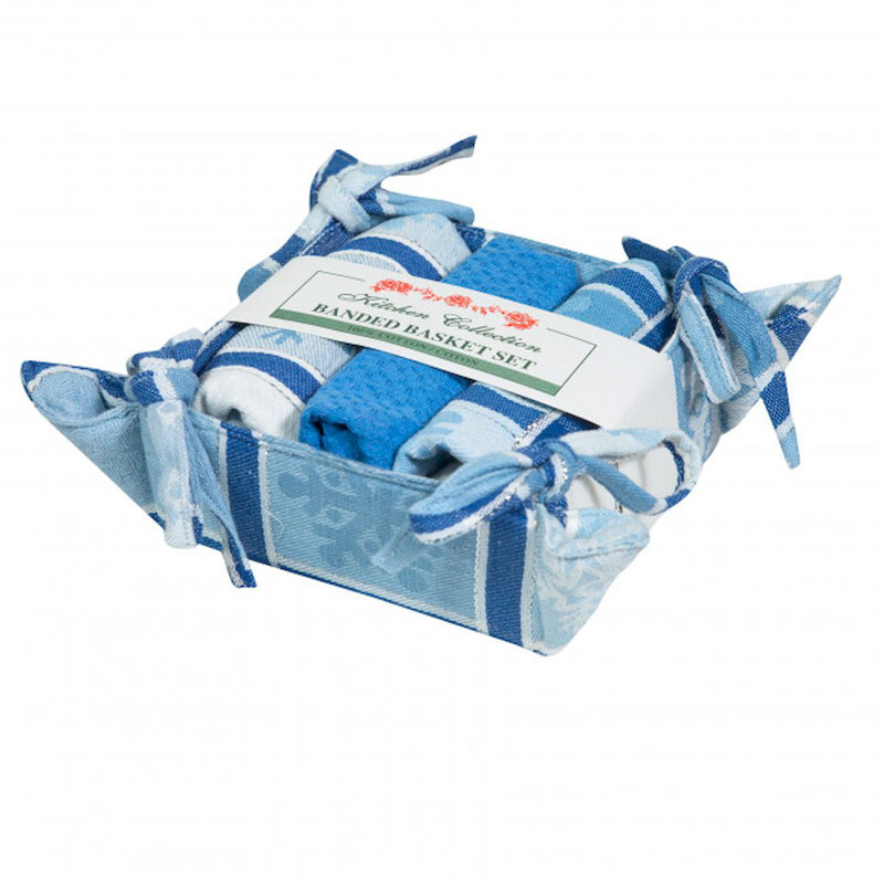 Ensemble de linge de maison assorti paniers à pain