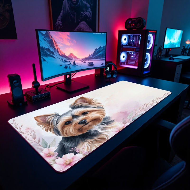 Polyester Desk Pad, 31.5x15.5