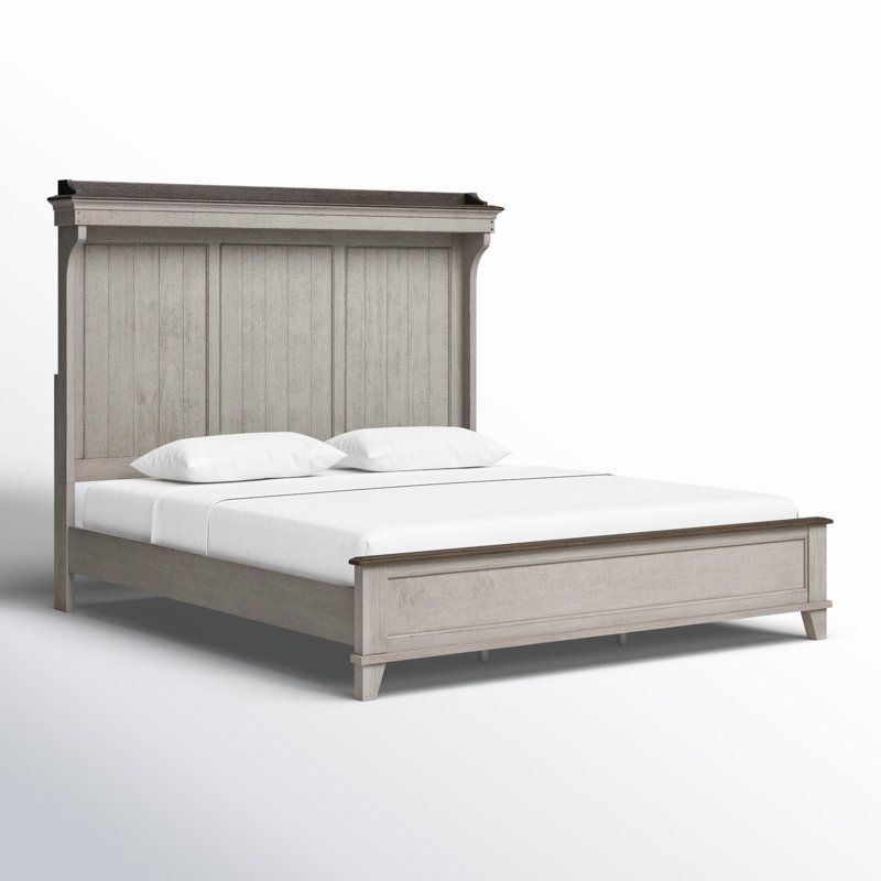 Cathleen Mantle Bed w/ LED Lighting, Queen