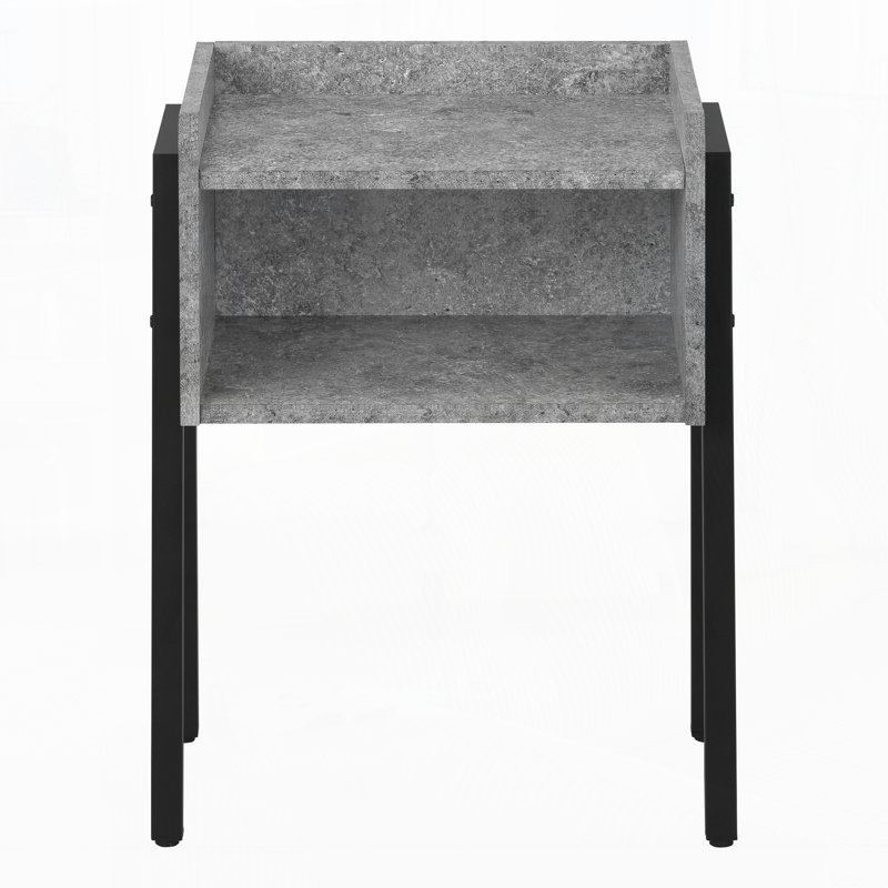 Table de bout moderne pour le salon, la chambre à coucher, Gris