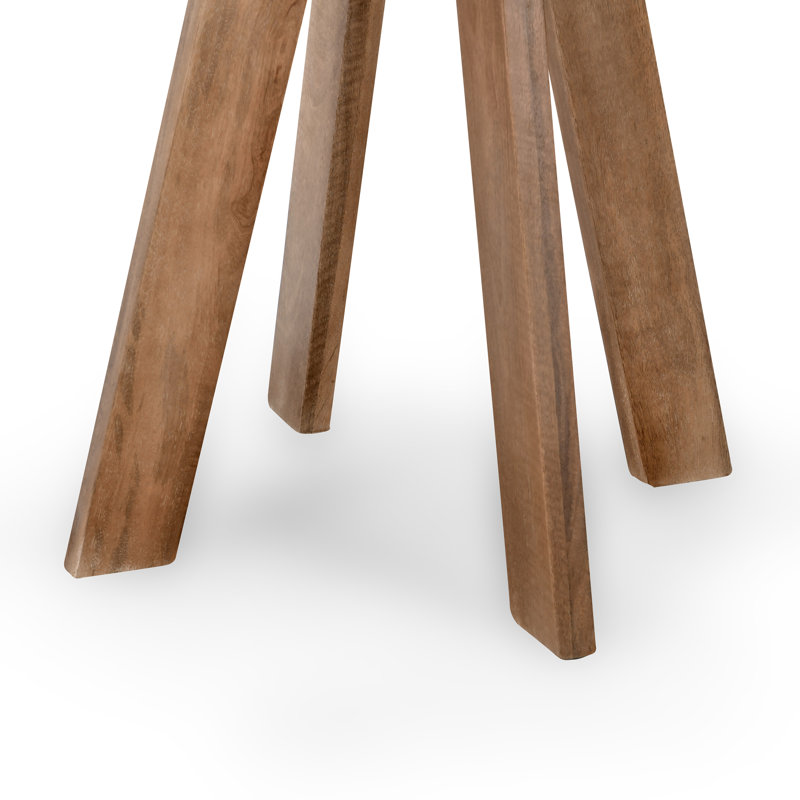 Furley 32" Round Counter Height Dining Table, 36", Brown