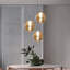 Height-Adjustable 3-Light Pendant Light-420978071