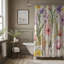Rideau de douche 1 pièce Bright Petals-389827983