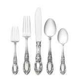 Towle Silversmiths Sterling Silver King Richard 5 Piece Flatware Set, Service for 1