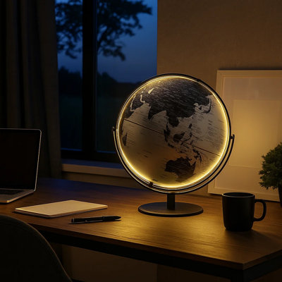 Metal Tabletop Globe