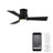 Hug 3 - Blade Smart Ceiling Fan with Remote Control and LED Light Kit Included-55354982-124361694