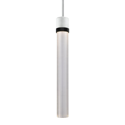 Luminaire suspendu cylindrique 1 lumière DEL Farella