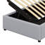 Lit plateforme tapissier avec système de rangement hydraulique-2006396176-2006396177