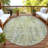 Machine Washable Indoor/Outdoor Chantille ACN2382 Circles Rug-640616264