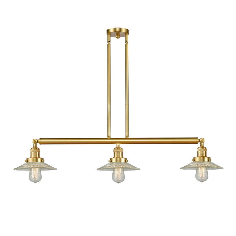 Miramontes 3 - Light Kitchen Island Pendant, Satin Gold