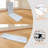 8ft Party Trip Folding Table. Portable Plastic Camping Heavy-duty, Waterproof, Easy To Assemble. High Load. White Picnic Events For Camping, Parties. Foldable Transport.-534762382