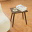 Table d'appoint, petit salon de table de bout en bois, table de chevet d'appoint avec table de chevet moderne en bois massif 