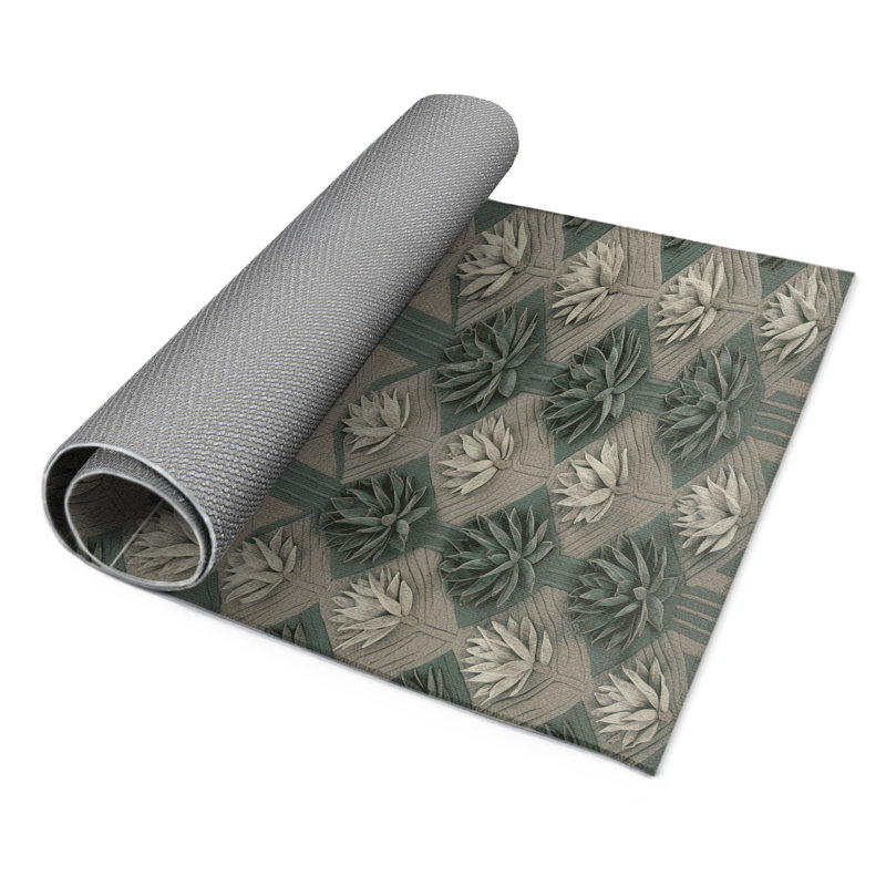 Tapis d'intérieur et d'extérieur brun Nature, Rectangle 9 pi x 12 pi