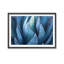 «Nature Inspired Blue Agave Abstract» par Robin Wechsler - Œuvre d'art encadrée sur papier-81386702-131289668-131289659