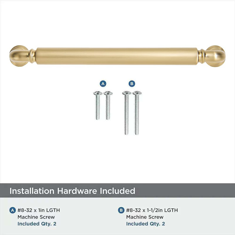 10-Pack Champagne Bronze Heavy-Duty Solid Cabinet Pulls, 5 Inch (128mm) Hole Center, Satin Brass Drawer Pulls, Cabinet Hardware, Suitable for Kitchen Cabinets, Bathrooms and Dressers