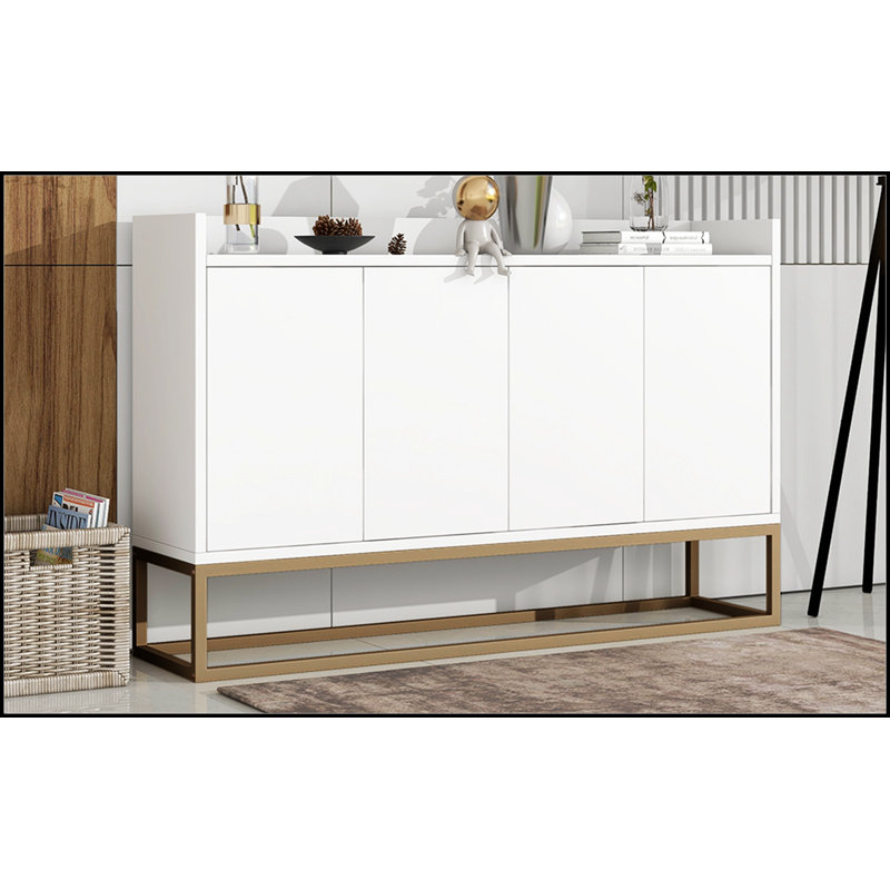 Buffet moderne et élégant avec un grand espace de rangement pour la salle à manger et le vestibule, durable et élégant