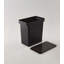 Très grand contenant de nourriture pour animaux Yamazaki Home avec couvercle transparent, 6,6 gallons-71485220-111270947