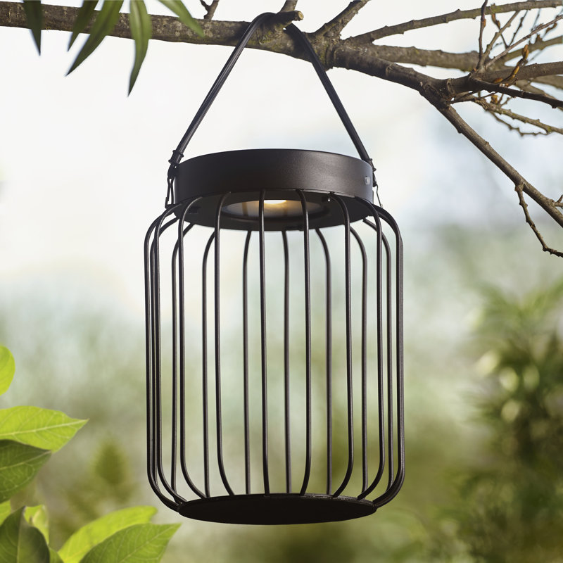 Mealla 27cm Integrated LED Cylinder Lantern