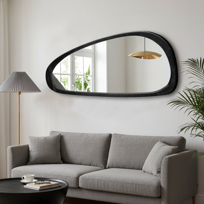 Miroir d'appoint mural asymétrique
