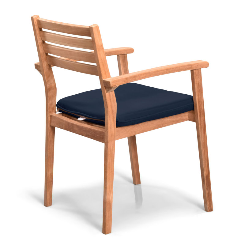 Coussin de chaise de salle à manger avec accoudoirs Universal - gris anthracite, Marine