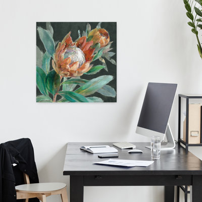 Protea tropicale profonde, art floral tropical