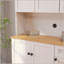 Armoire de rangement pour garde-manger de 71 po avec comptoir de four à micro-ondes, huche autoportante avec tablettes réglables, 6 portes et 1 tiroir-273384843
