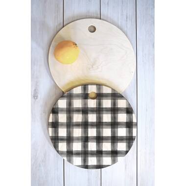 Maple Round Chopping Block, Reversible, End Grain, 3″ Thick (CCB