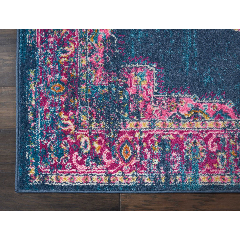 Tapis bleu, Rectangle 3 pi 9 po x 5 pi 9 po