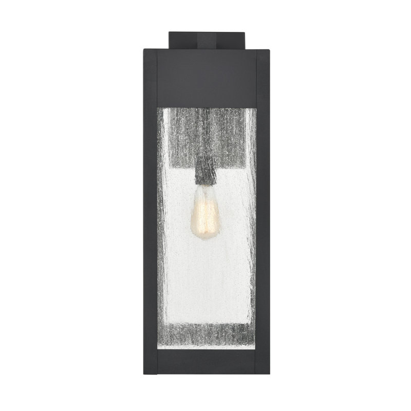 Angus 26.25'' High 1-Light Outdoor Sconce - Charcoal, Black