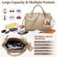 4 pièces / ensemble de sacs à main en cuir pour femme-320435704