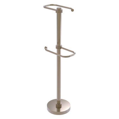 Porte-papier hygiénique sur pied 2 rouleaux