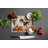 Brittany Fall Kitchen Pumpkins Glass Cutting Board Large