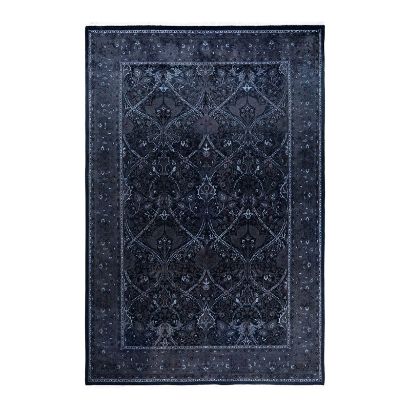 Itsham One-of-a-Kind 6' 2" X 9' 3" Hand Knotted Area Rug