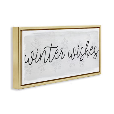 Winter Wishes Sentiment